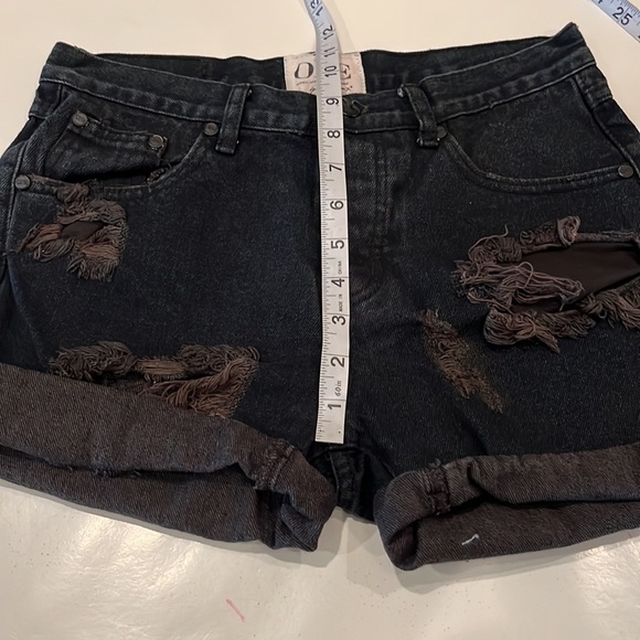 One Teaspoon Chargers Relaxed Fit Shorts Size 24 - Picture 6 of 16